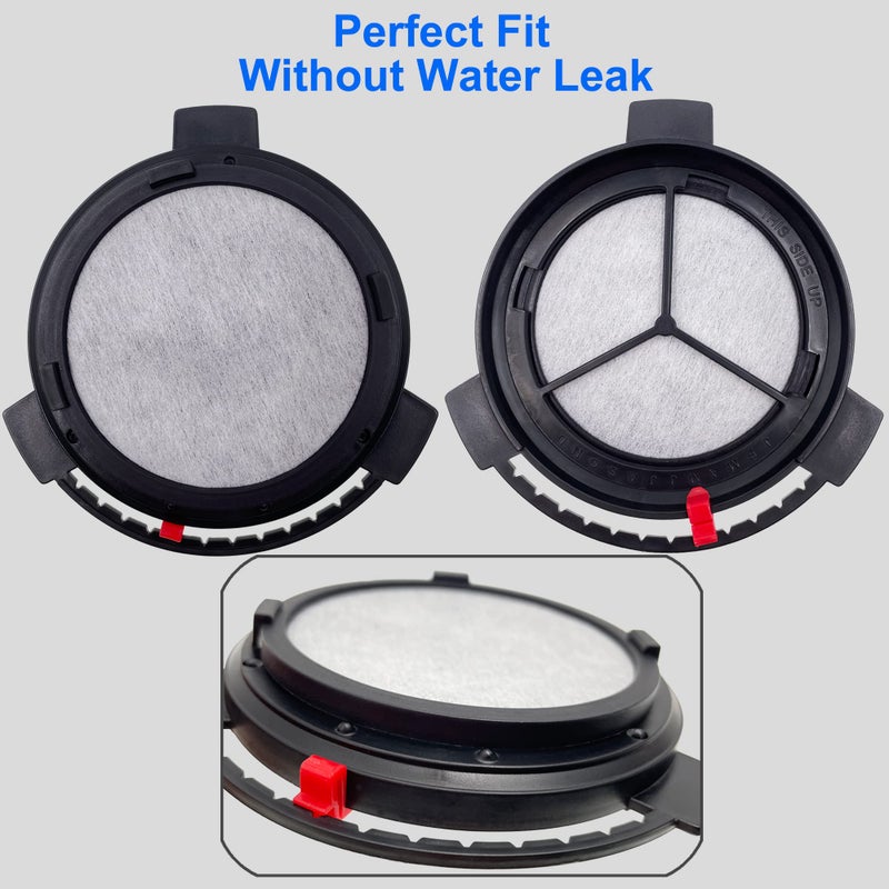 Xcivi Replacement Water Filtration Set - Filter Disk with Frame for Mr. Coffee Brewers, Compatible - 1Disk Frame +12 Filter Disks - Image 4